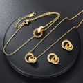 18K Gold Plated 3-Piece Jewellery Set